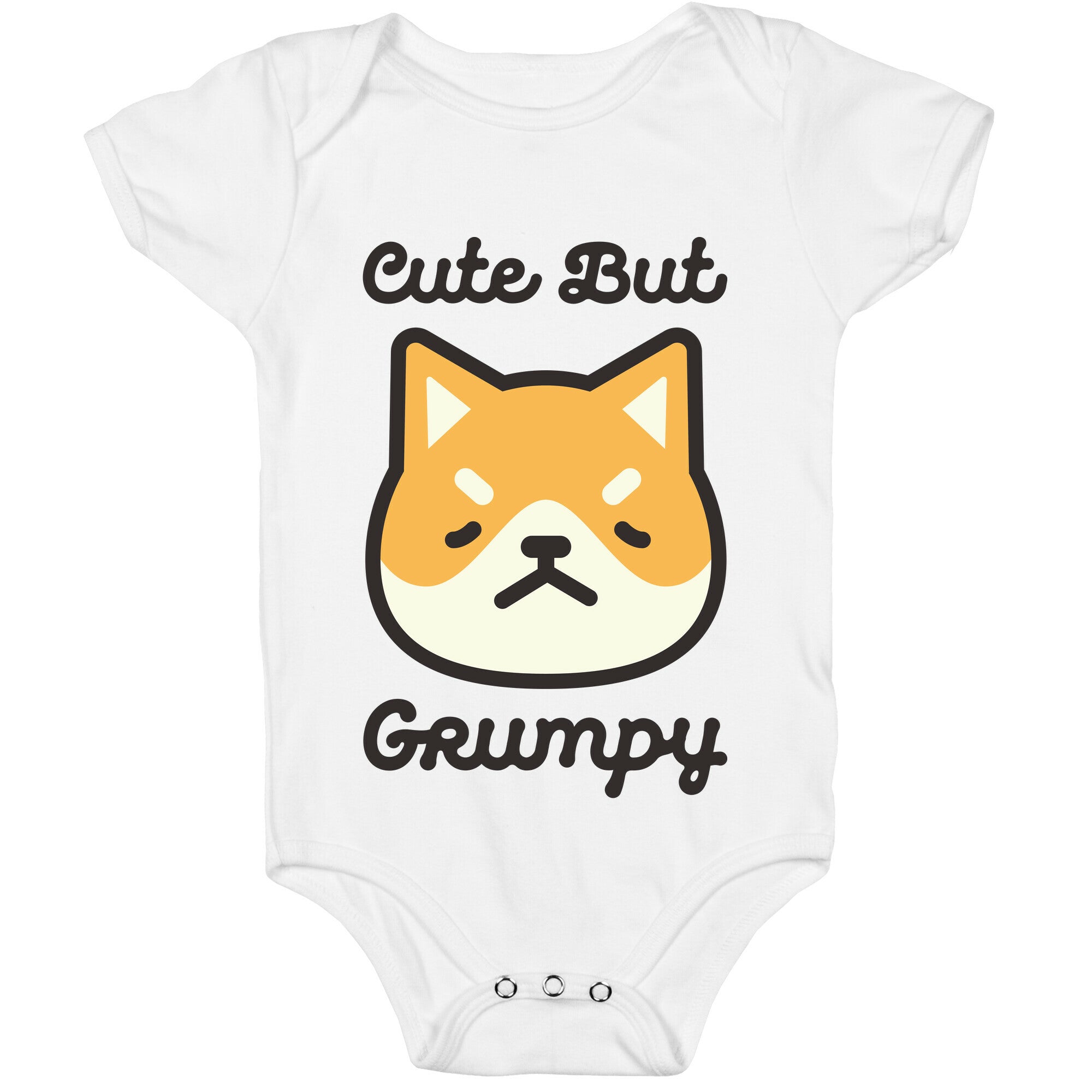 Cute But Grumpy Baby Baby One Piece